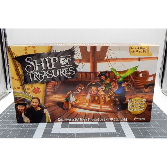 Ship of Treasures Kids Game Ages 8+ Invented by Two 10 Year Olds New Open Box - Picture 1 of 10